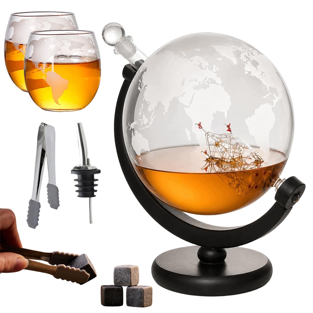 Sklenice Sada na whisky, vkusná, velká kapacita, multifunkční, pro muže