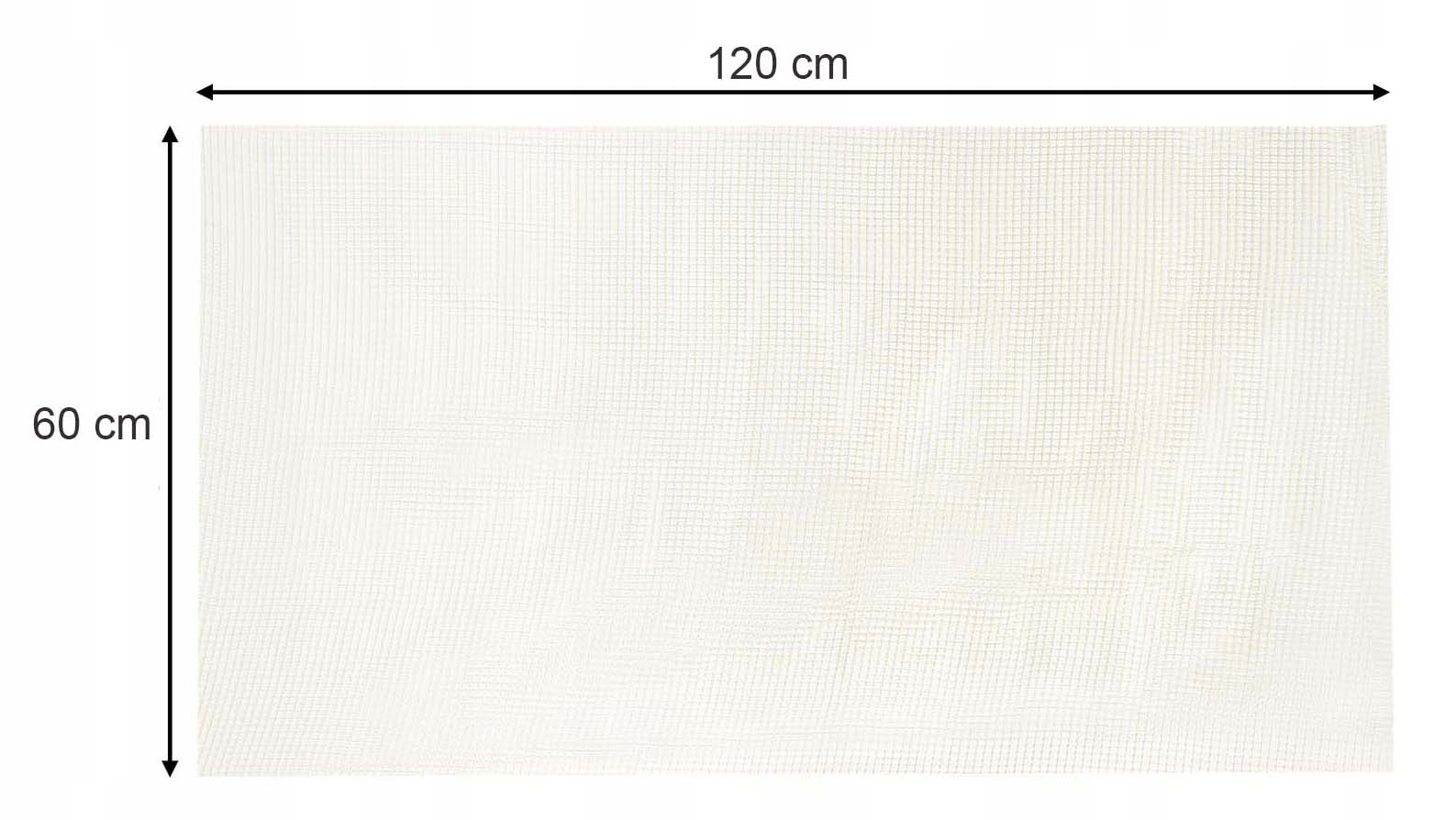 UNIWERSALNA SIATKA MATA ANTYPOŚLIZGOWA POD DYWAN I CHODNIK 60x120 CM Długość 120 cm