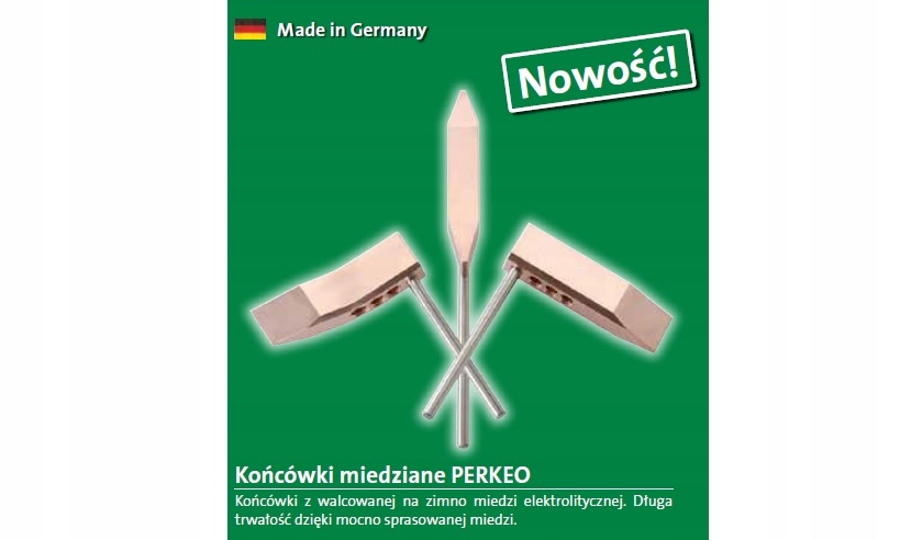 

Grot miedź kształt młotka 500 g Perkeo 210/2