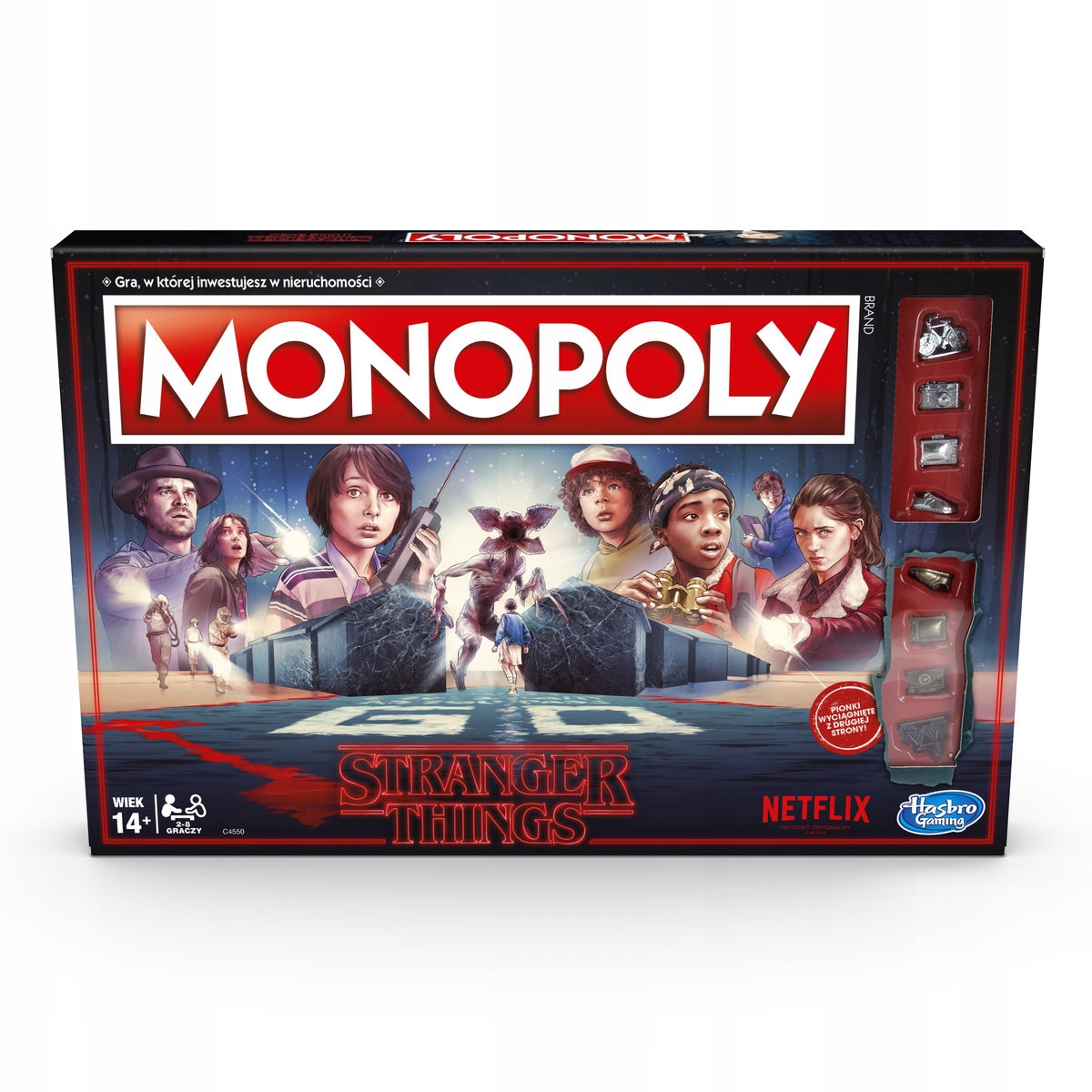 MONOPOLY STRANGER THINGS POLSKIE WYDANIE EDYCJA PIERWSZA UNIKAT