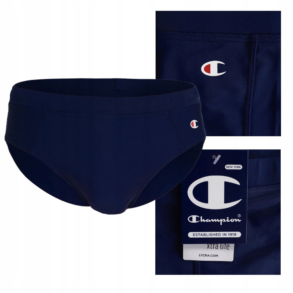 Champion Kąpielówki Męskie 217494 Granatowe M