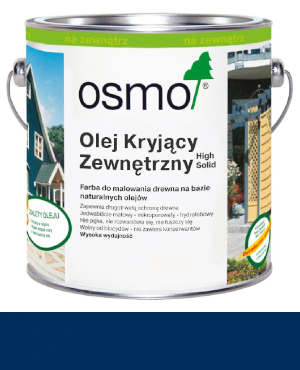 Osmo 2506 2,5L Vnější krycí olej na dřevo Světle Modrá Královský
