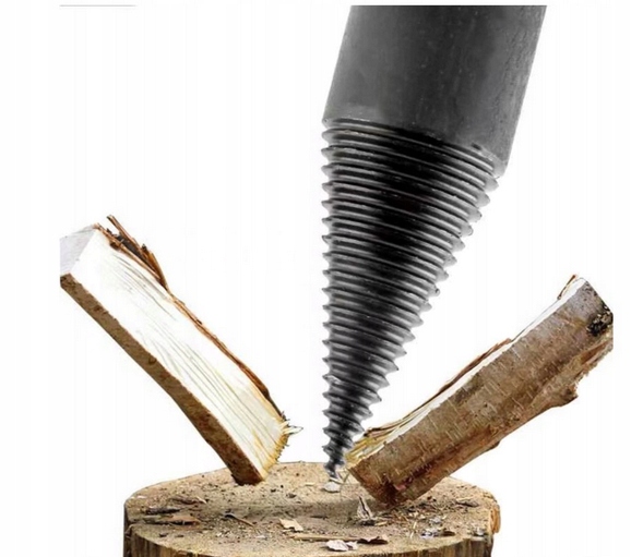 ŚWIDER DO ROZŁUPYWANIA DREWNA WIERTŁO STOŻKOWE 42