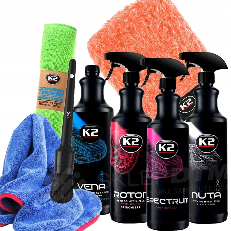 K2 Pro sada na mytí auta venku, autokosmetika Bonus