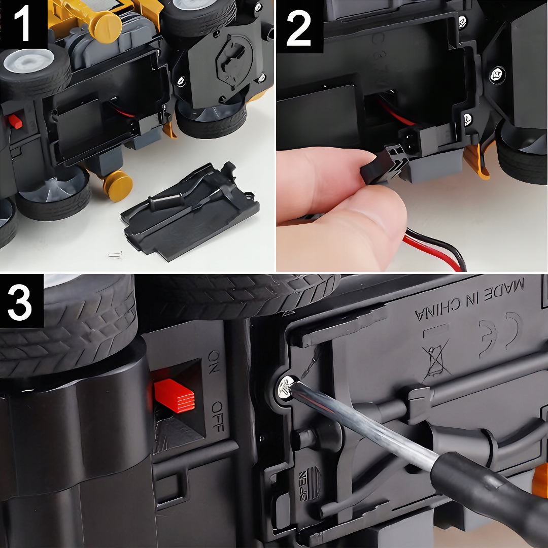 DUŻA WYWROTKA CIĘŻARÓWKA ZDALNIE STEROWANA AUTO RC ŚWIATŁA + GRATIS BATERIE Materiał guma plastik