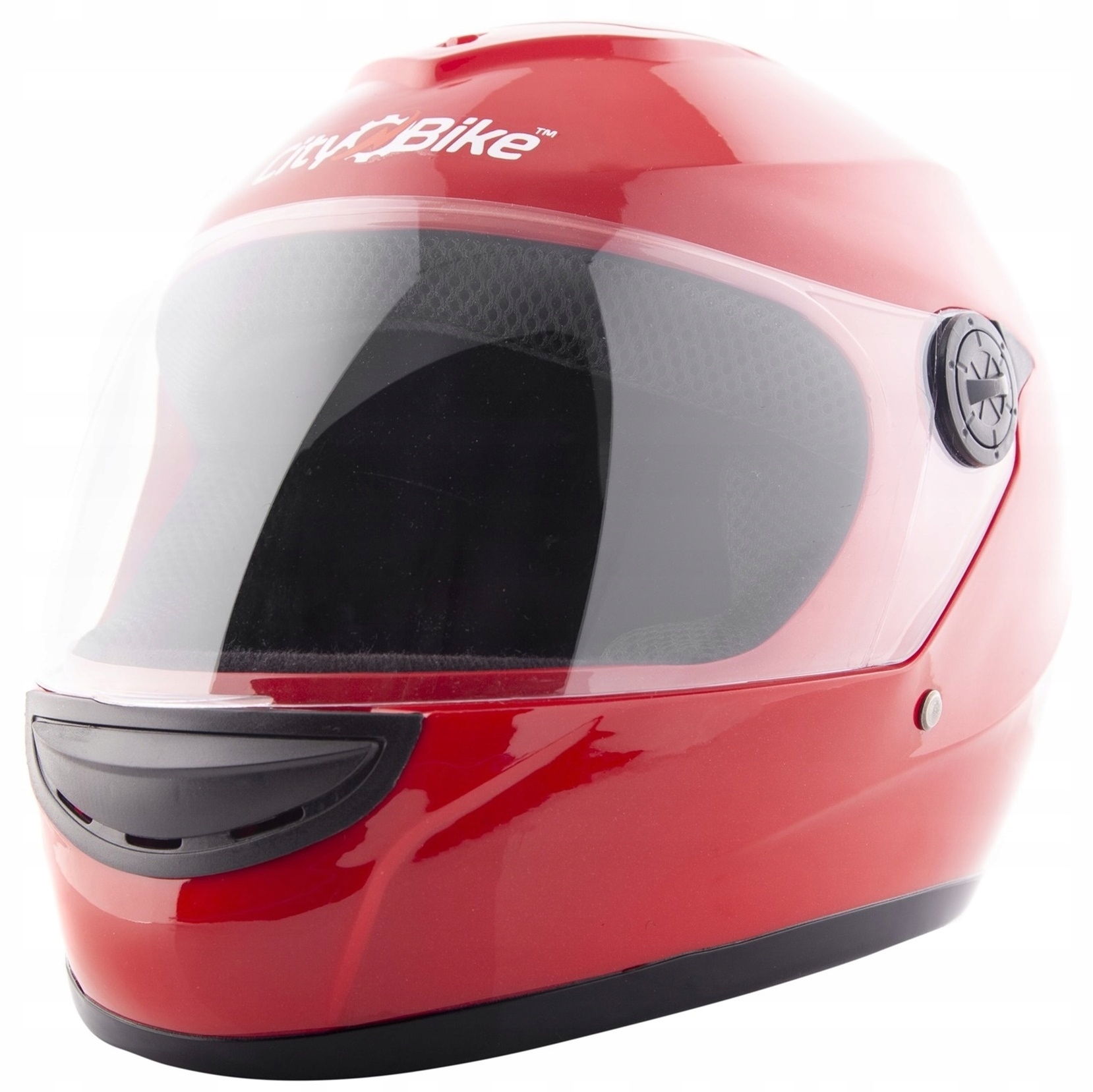 

Kask Integralny Zamknięty Biały Motor Skuter XL