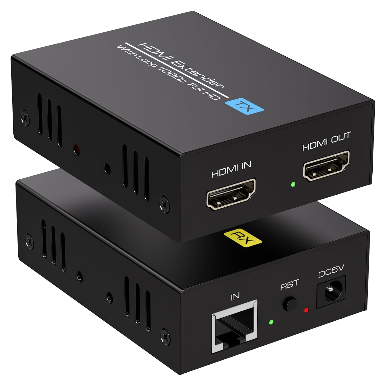 Predlžovač Hdmi cez Ethernet 120 m CAT5e/CAT6/CAT7, Full Hd