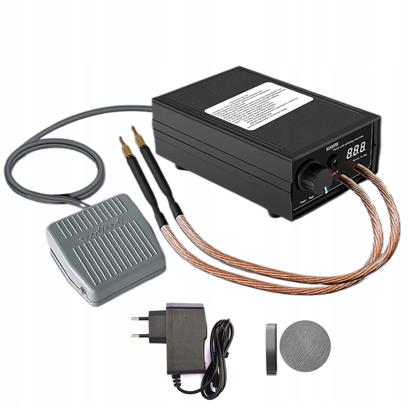 Bodová Svařovací Jednotka Pro Bateriové Články 18650 8000W 0-1200A