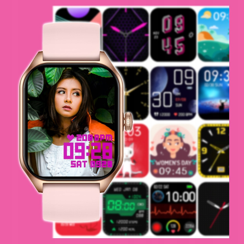 Zegarek SMARTWATCH Rubicon ROZMOWY KROKI SMS PULS Model inny