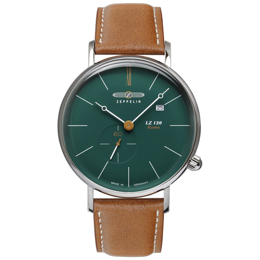 Pánské Hodinky Zeppelin 71383 hnědý pásek