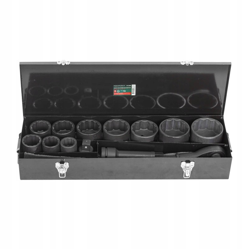 Klucze Nasadowe Udarowe 1" 12-Kąt Walizka Metalowa EAN (GTIN) 5905101369306