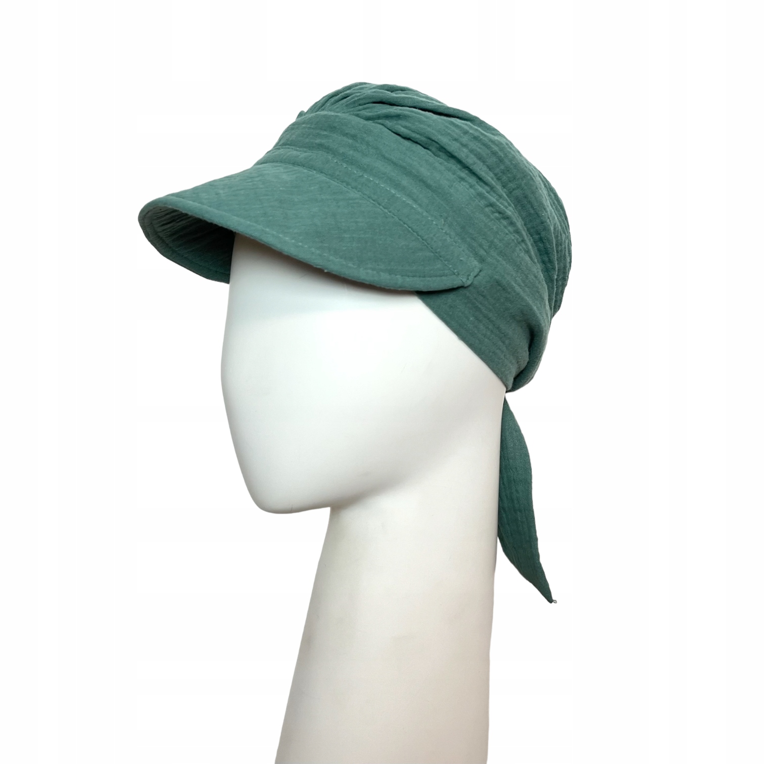 

Turban chusta na lato z daszkiem Tess B-022 muslin