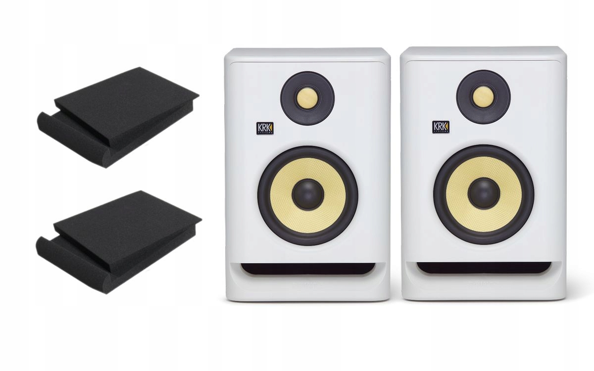 KRK RP5 ROKIT G4 WH MONITORY STUDYJNE AKTYWNE + PADY ZESTAW