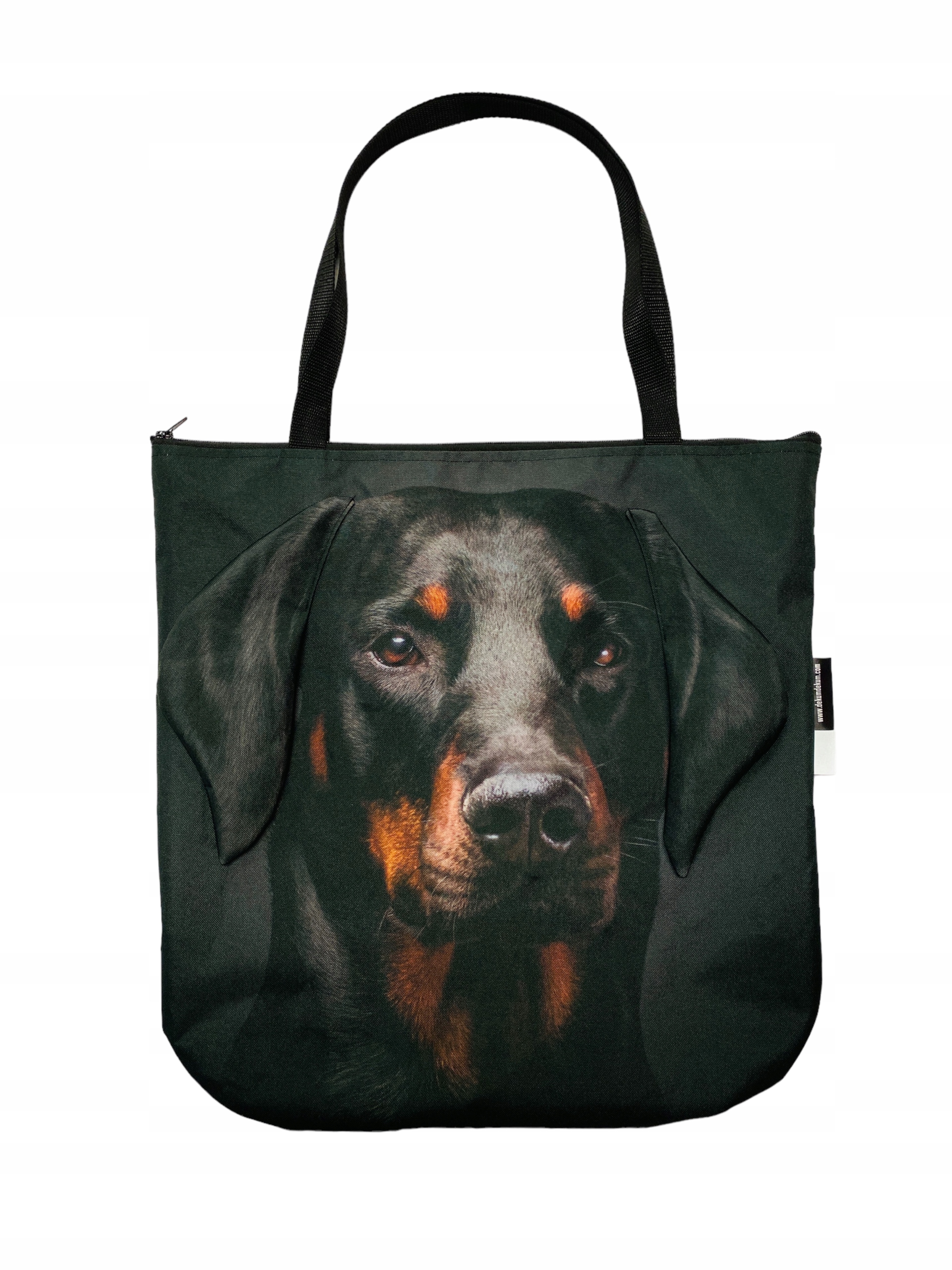 Taška 3D pes Doberman pes velký nákup Kabelka