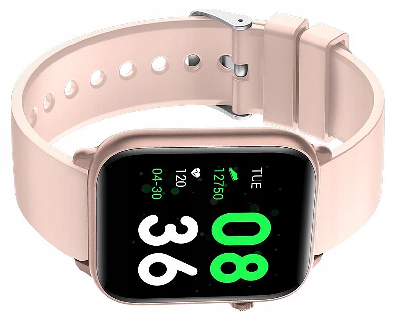 Dámské Chytré Hodinky G.rossi SW013-1 Obdélníkové Hodinky S Mnoha Funkcemi A Měřením Pulsu