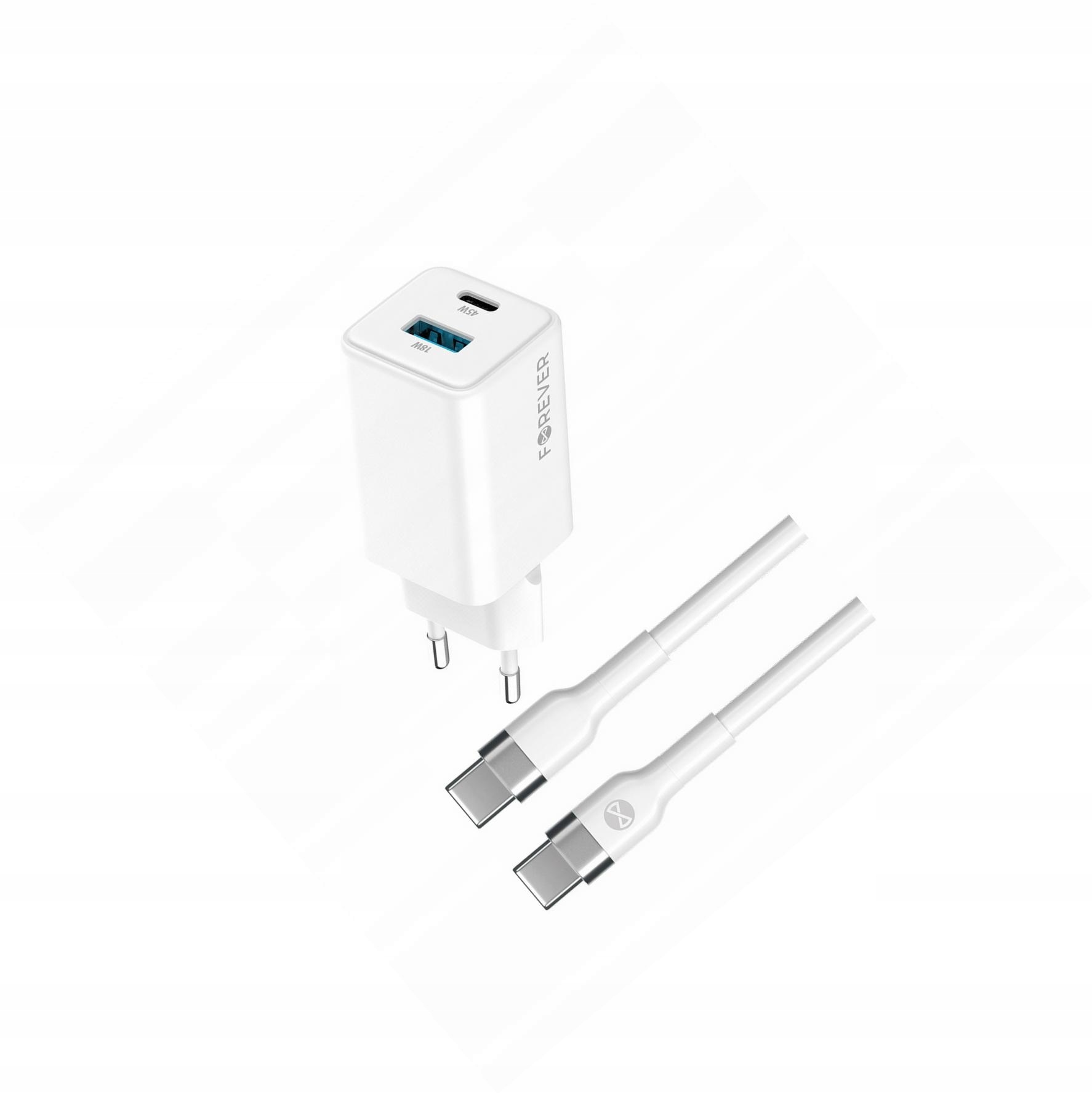 Szybka ładowarka GaN 45W Usb-c z kablem do Samsung Galaxy S23 Ultra