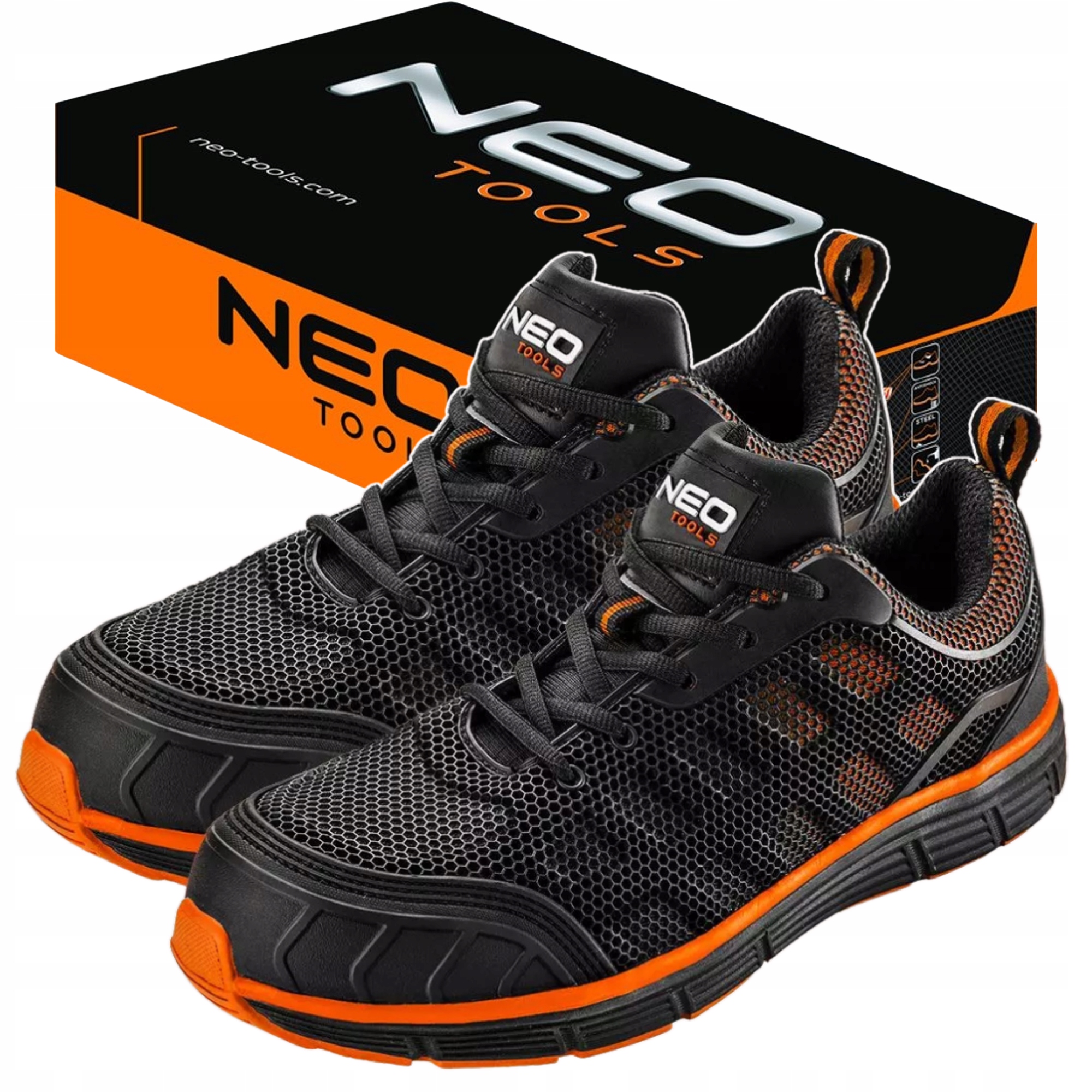 Buty Robocze Męskie Oddychające Podnosek Stalowy S1 Pianka Eva Neo Tools