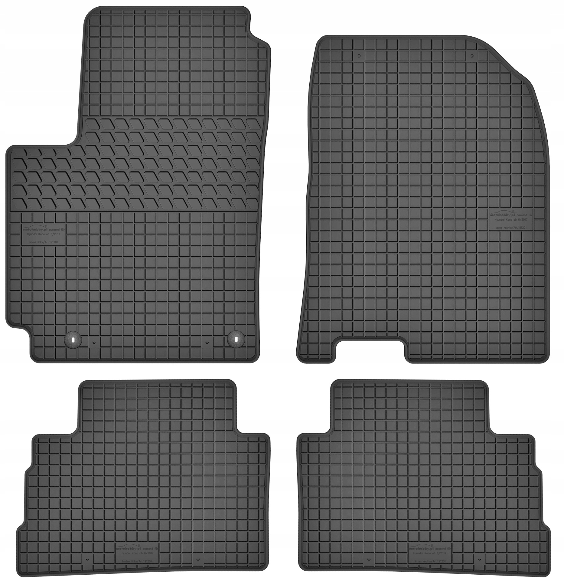 

Hyundai Kona 2017- Dywaniki samochodowe