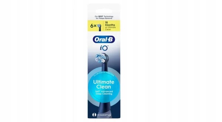 Końcówki Do Szczoteczki Oral-b Io Ultimate Clean Black 6 Sztuk