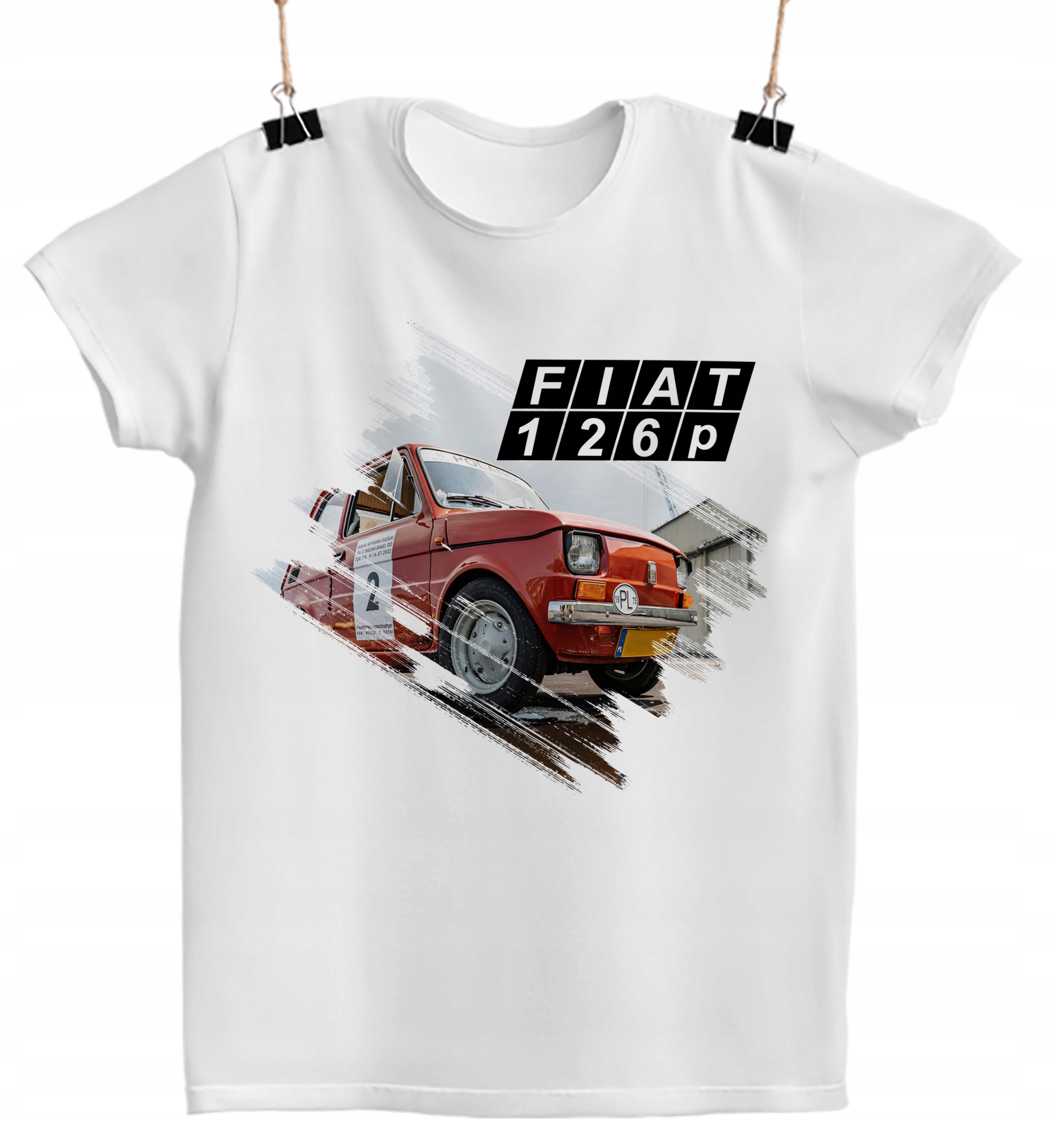

Koszulka Maluch Fiat 126p dla fana motoryzacji