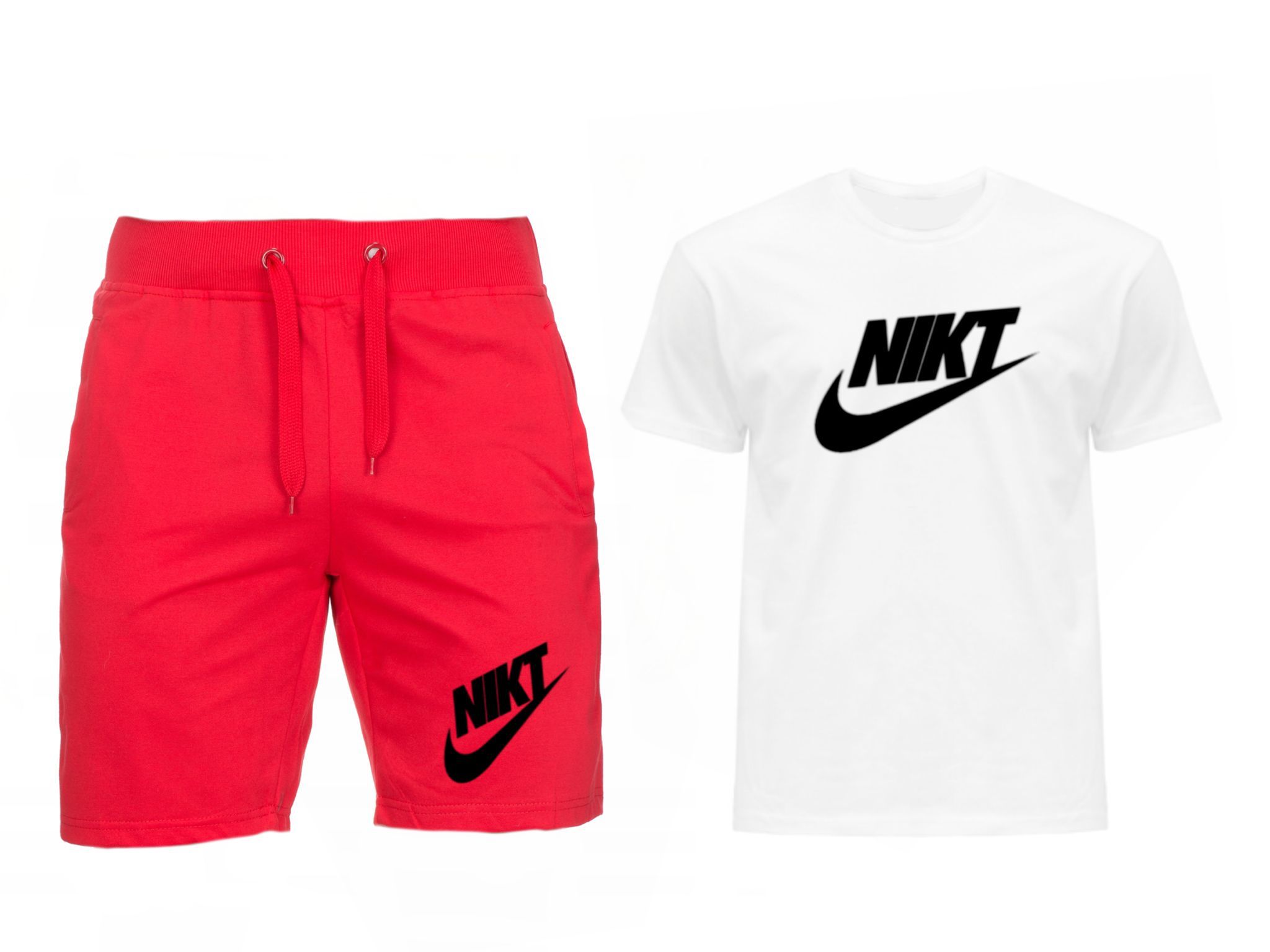 Komplet Tričko Krátké Kraťasy Nikdo Pánské XL