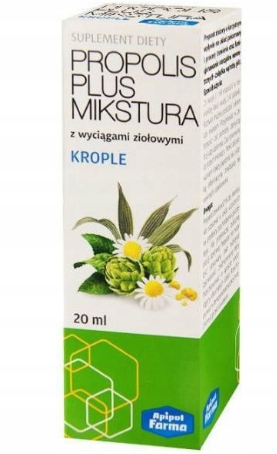 

Propolis Plus Mikstura z ziołami 20ml