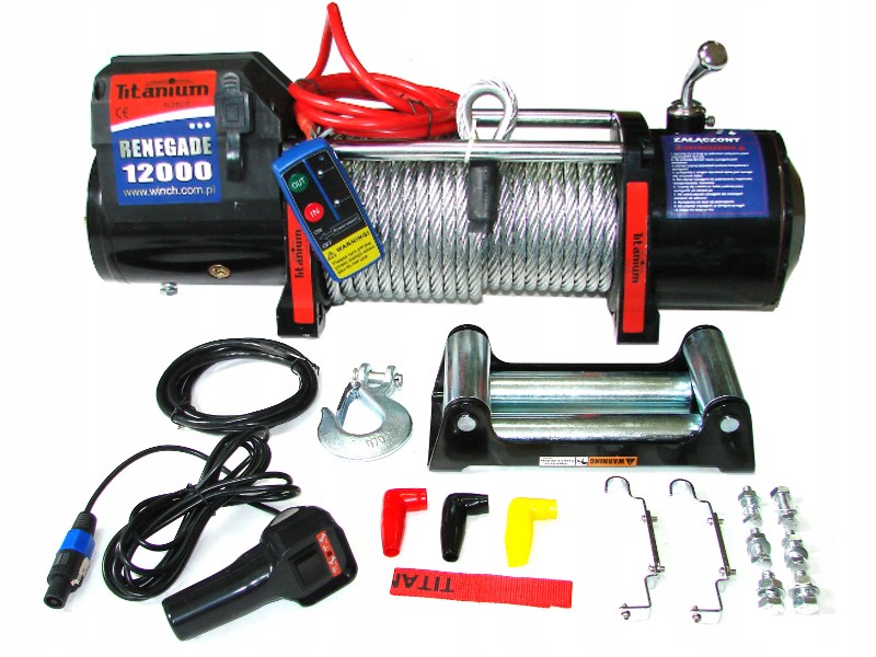 ЛЕБЕДКА TITANIUM INTEGRAL 12000 LBS 12V ЭВАКУАТОР