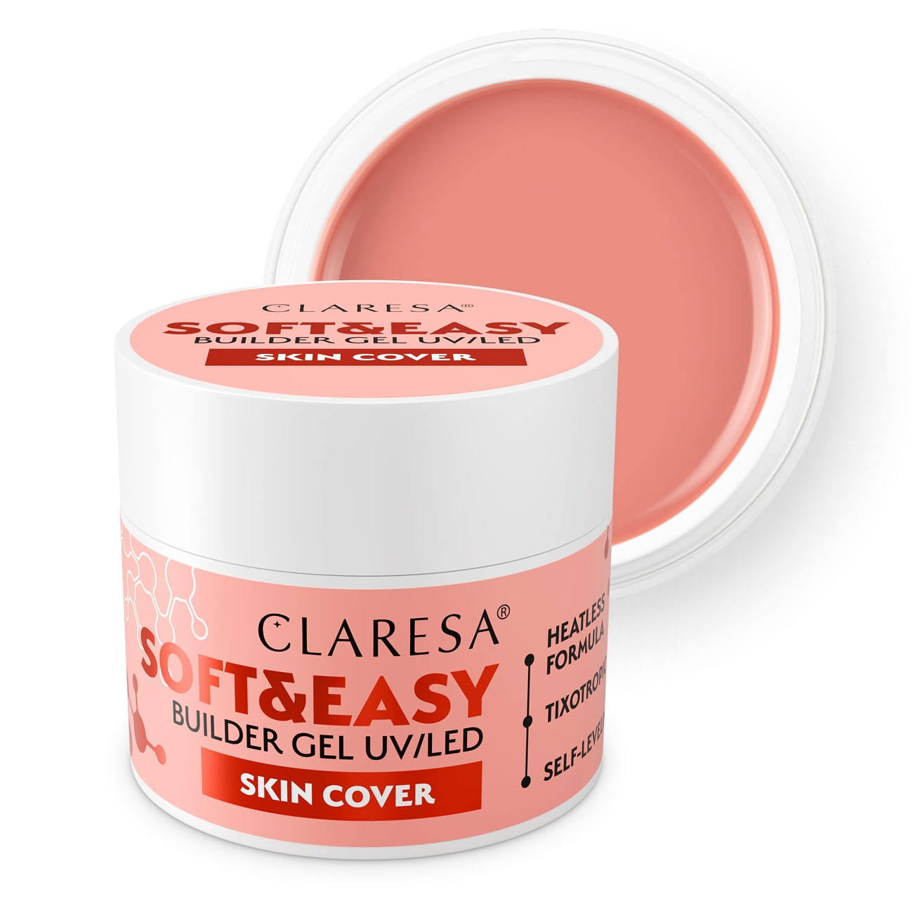 Claresa Soft&Easy Builder Gel stavební gel Skin Cover 90 g