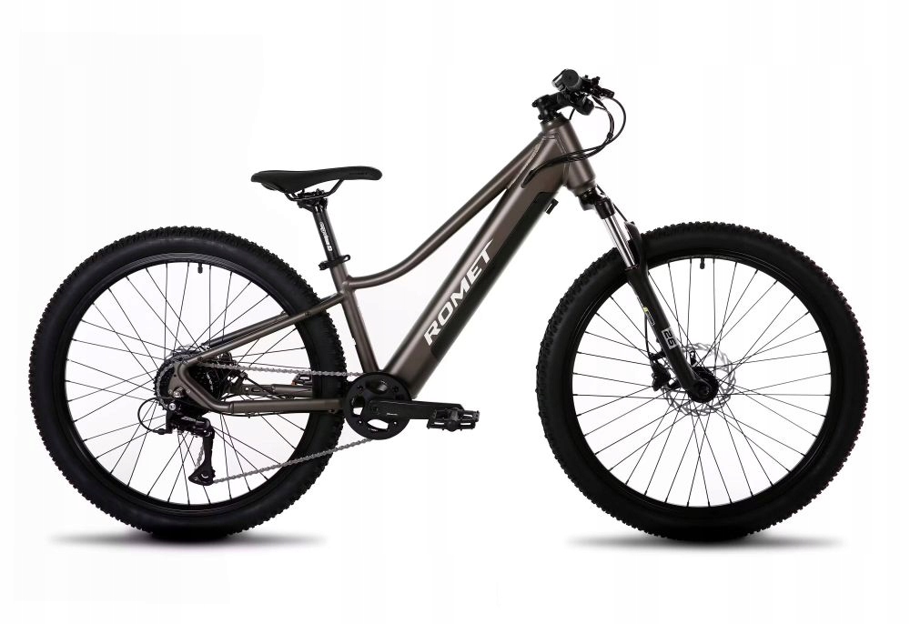 Romet E-rambler Jr Junior dziecięcy koła 26 na 140-165cm Grafitowy