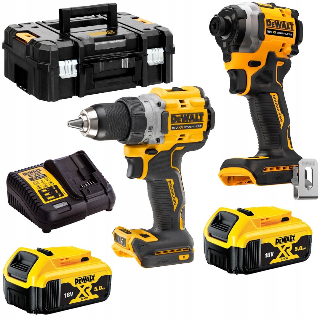 Combo 2 Wkrętarka DCD800 zakrętarka DCF850 2x5Ah 18V DeWALT DCK2051P2T