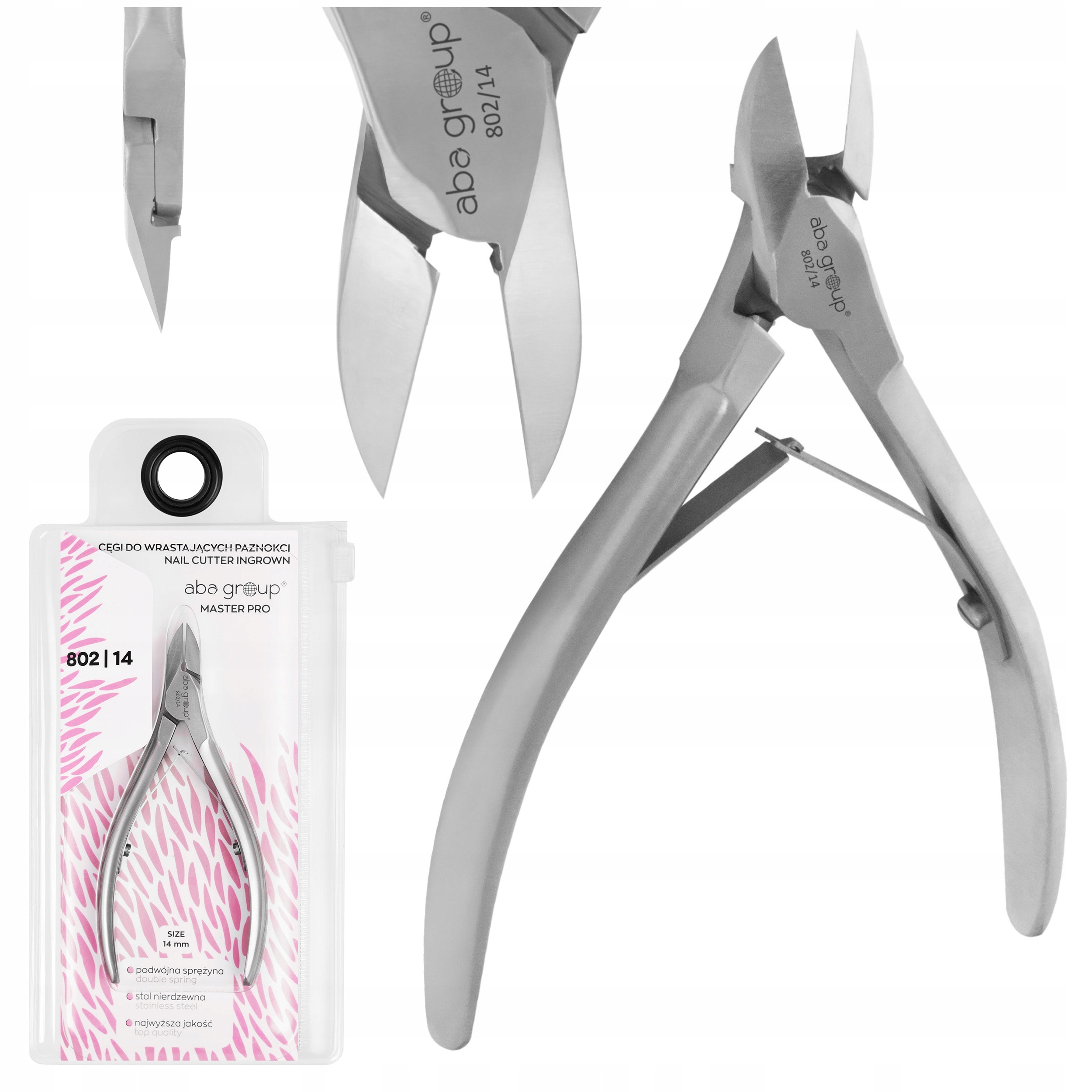 Kleštičky na zarostlé nehty Aba Group Master Pro 802/14 Ostré kleště 14 mm