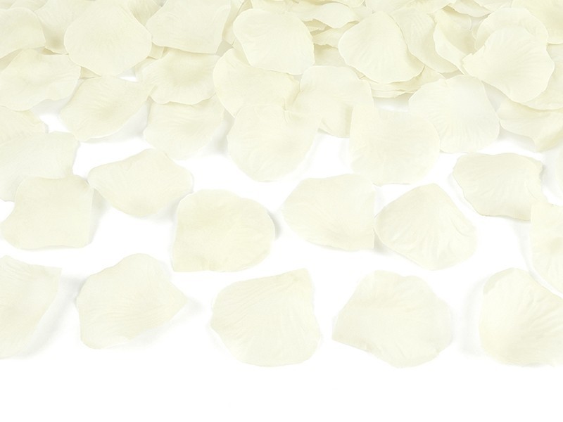 Tuba strzelająca konfetti 80cm płatki róż kremowe Marka Party Deco