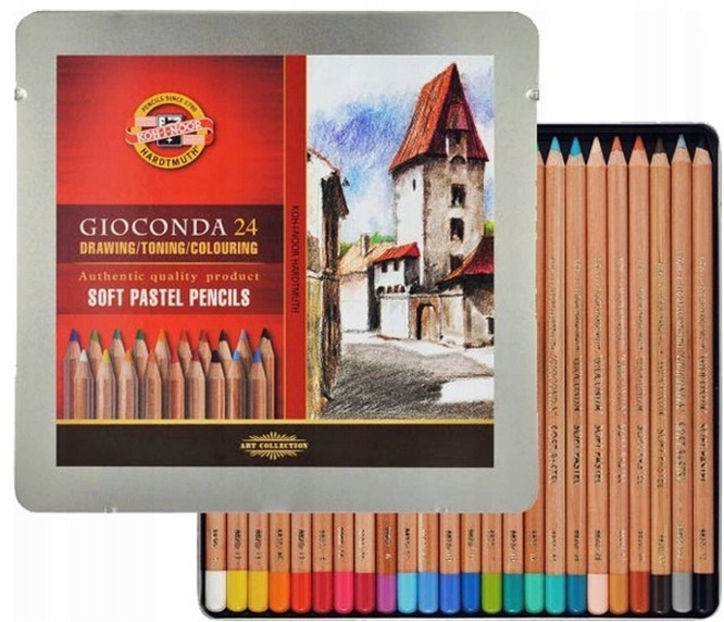 Pastelky Suché Pastely Gioconda 24 Kol. 8828 Koh-i-n