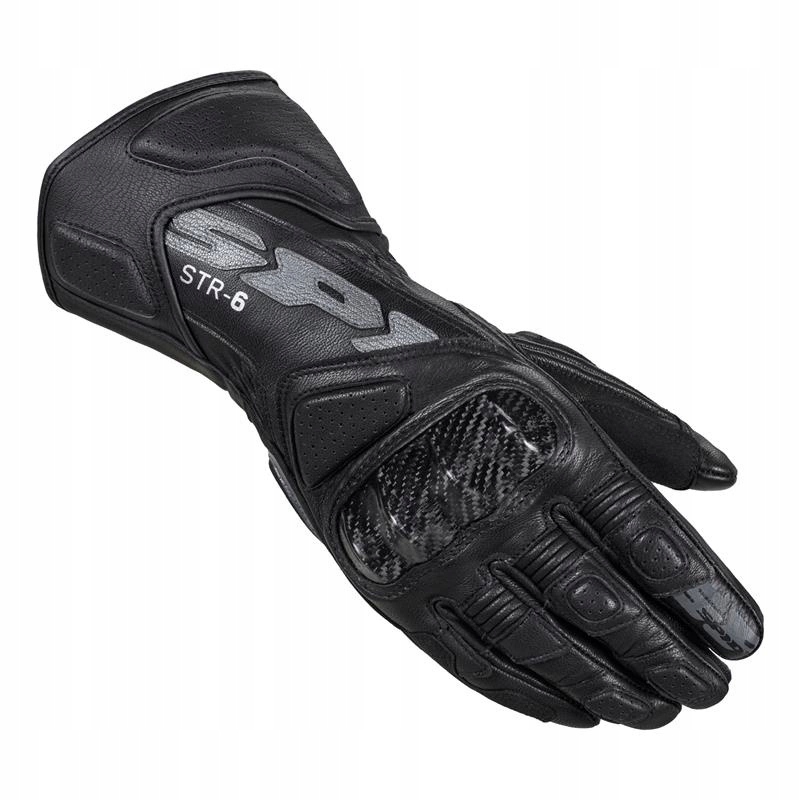 Športové motocyklové rukavice Spidi STR-6 Black čierne Darčeky