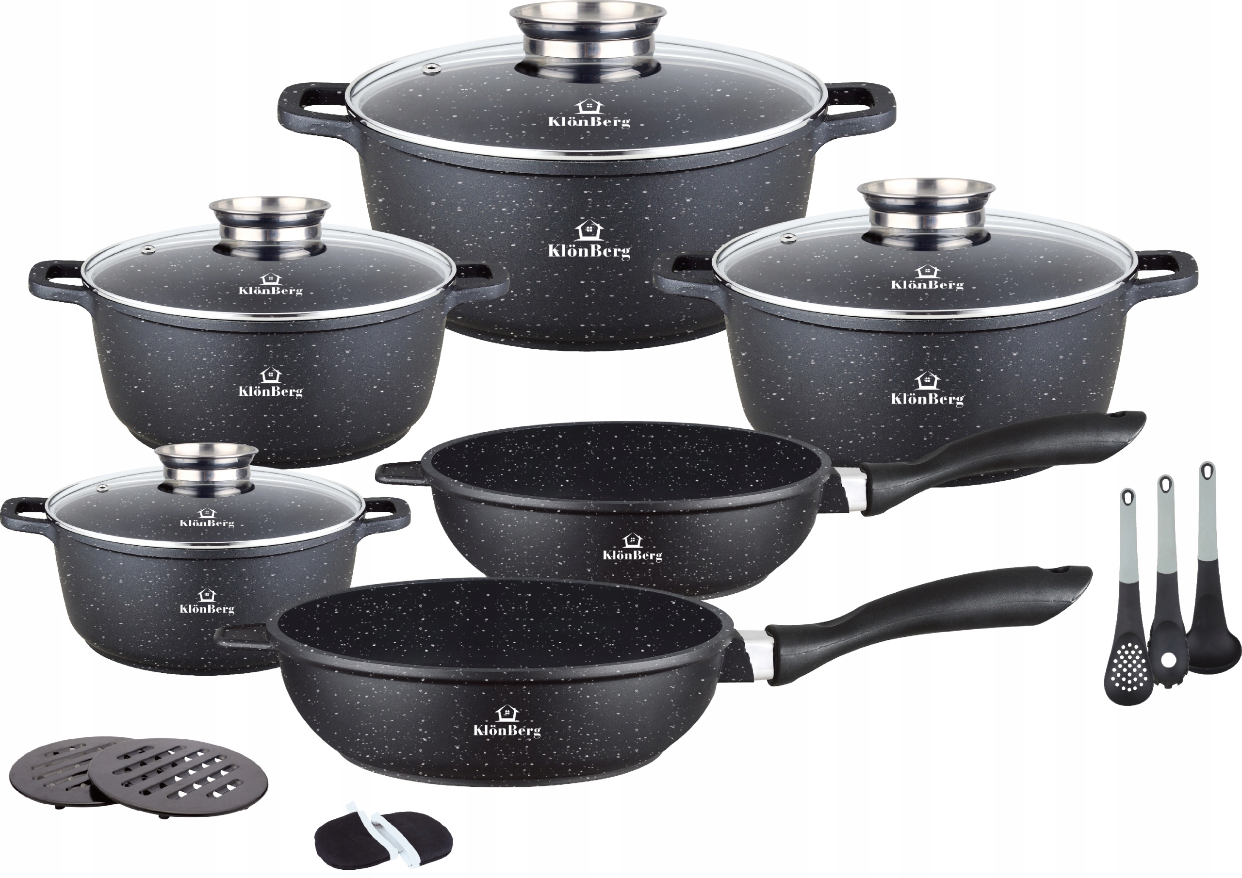 ZESTAW GARNKÓW 17EL. KLONBERG 4026 POWŁOKA CERAICZNA
