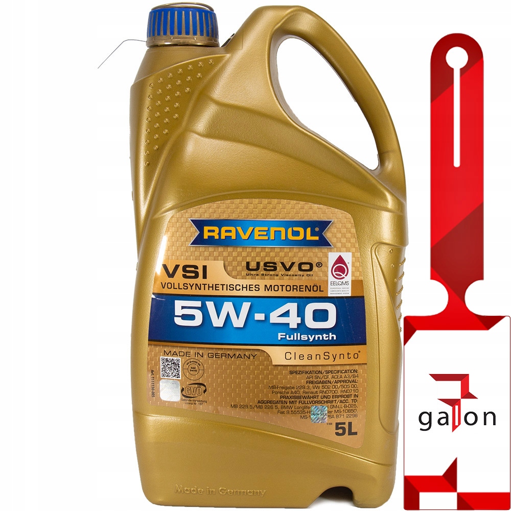 

Ravenol Vsi 5W40 CleanSynto Usvo 5L