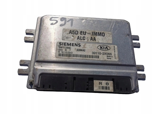 KIA RIO 1.5B 16V 5WY1344C 39110-2X066 computer ECU