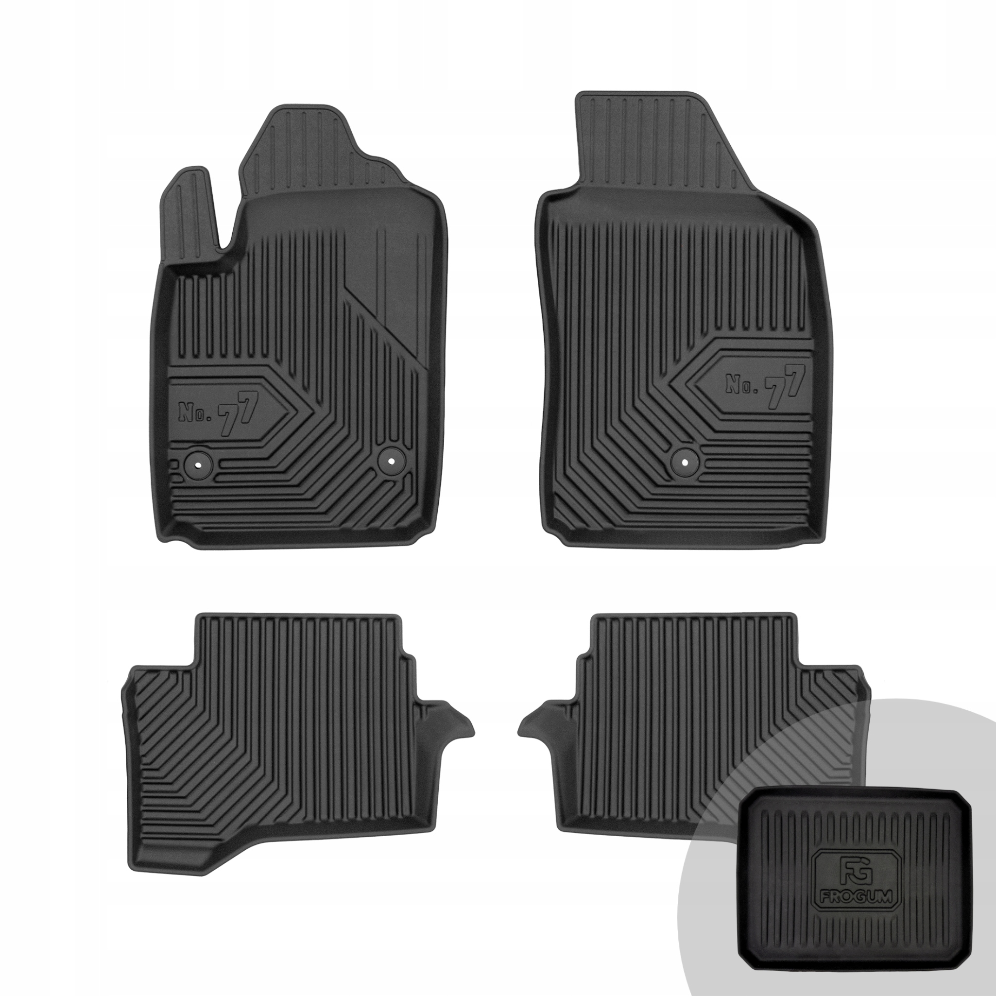 Frogum Koberce do auta pro Fiat 500e I 2015-2020
