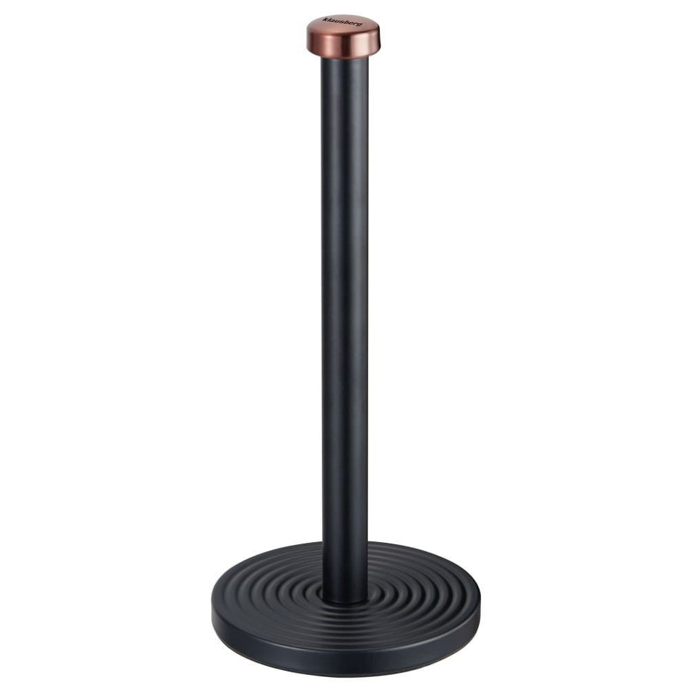 Stojak na ręcznik papierowy ręczniki kuchenne czarny metalowy KLAUSBERG Stan opakowania oryginalne