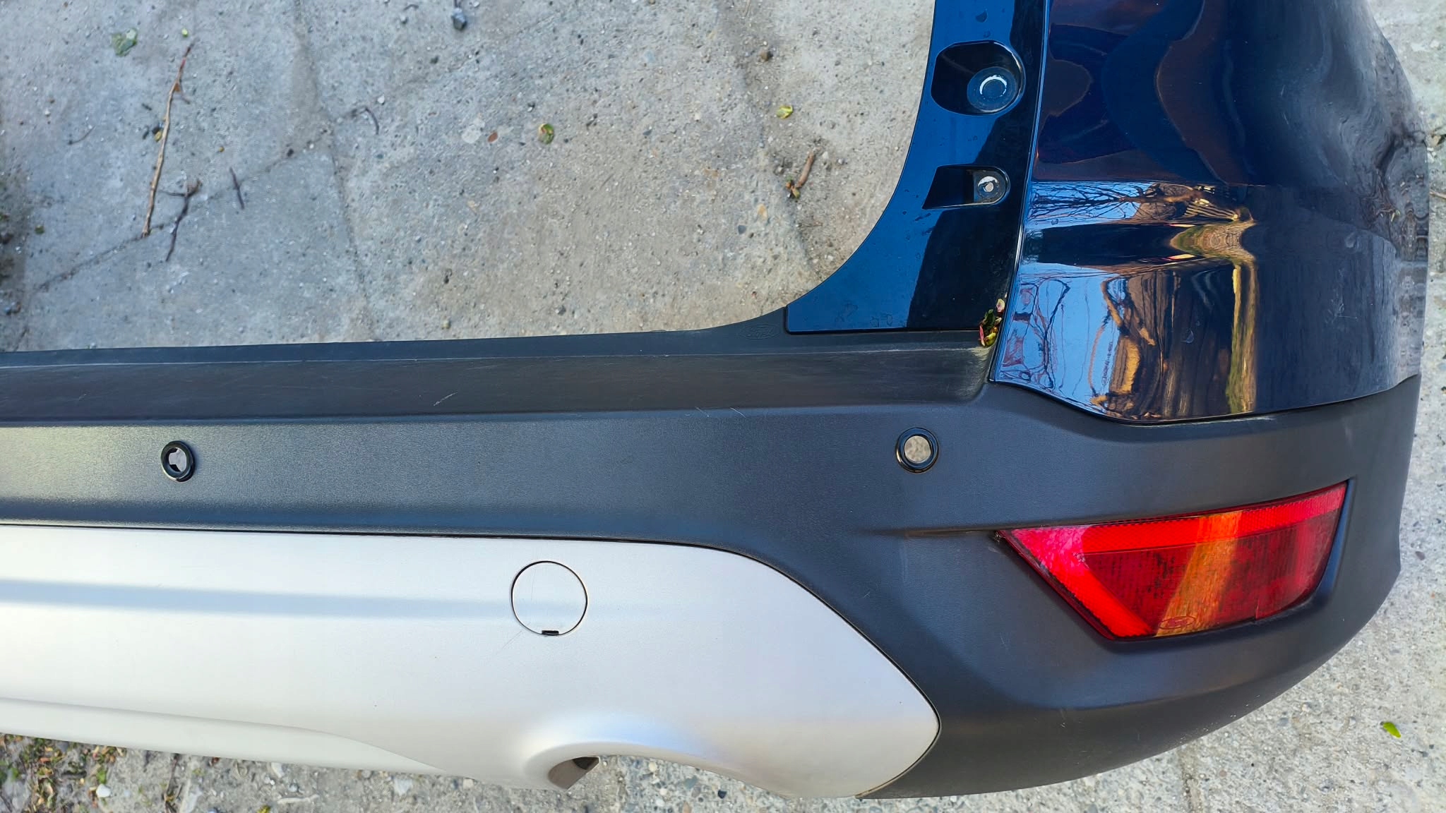 Ford Kuga MK2 II 2015 bumper rear blue KOD RD