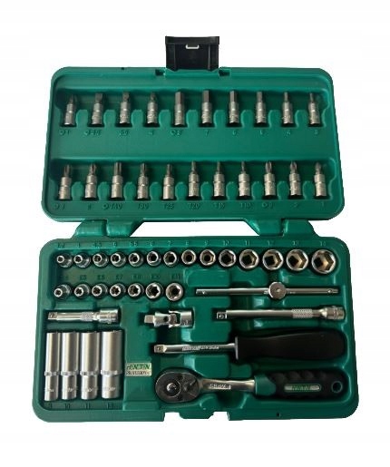 Zestaw Nasadki 1/4" 3,2-14mm 52szt 6 kąt Bity Torx Przedłużki Honiton H4051