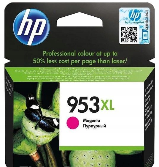 Hp 953XL purpurová atramentová kazeta, F6U17AE F6U17AE