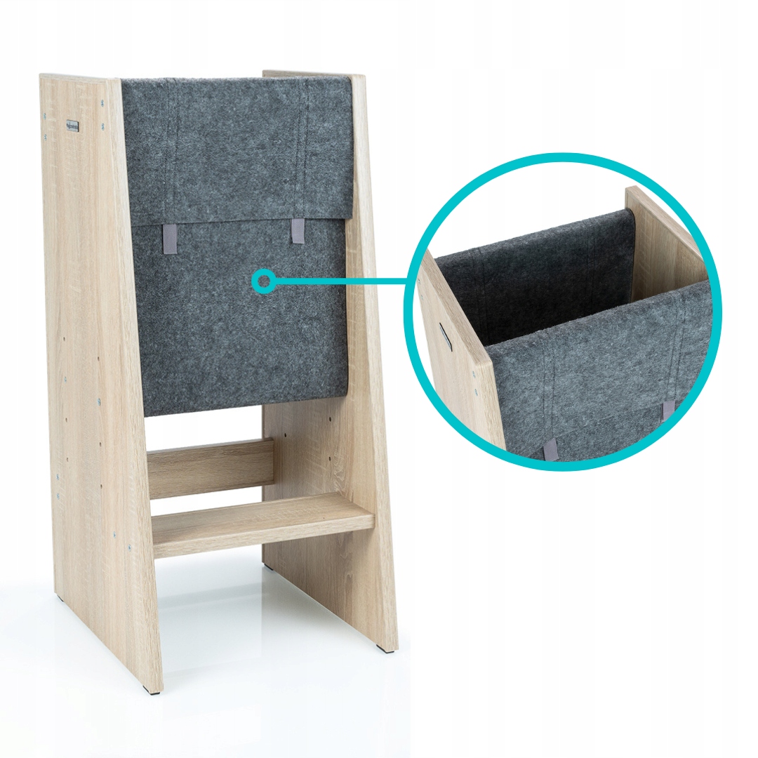 Kitchen helper Pomocnik kuchenny podest Dąb Sonoma Materiał inny