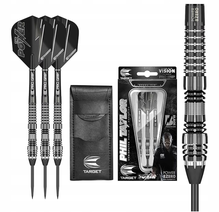 Target Phil Taylor Power 8Zero Black 21 gr. profesjonalne wolframowe