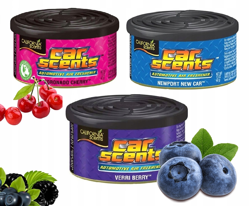 

California Car Scents Cherry New Car Berry Zapach