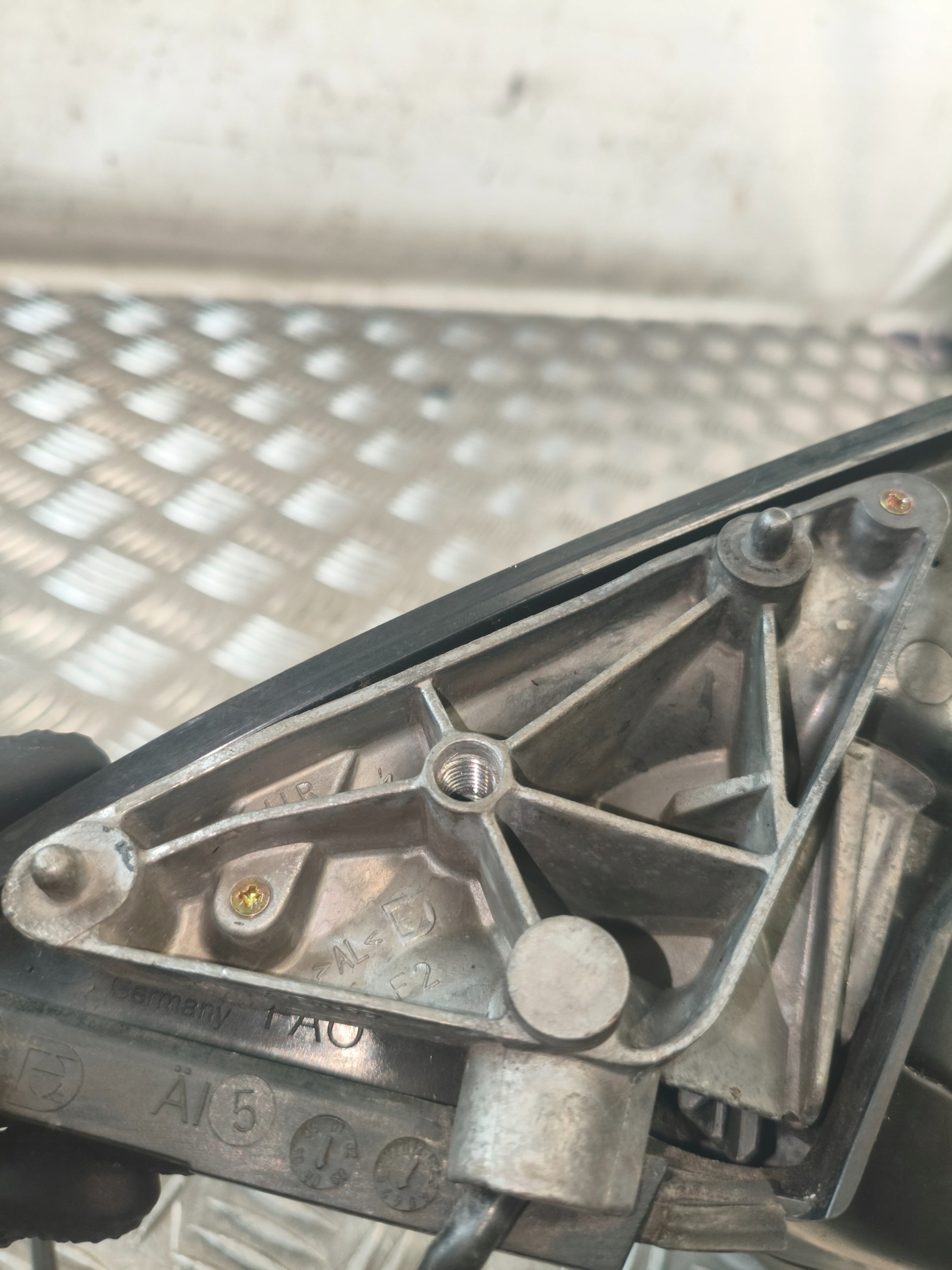 right mirror SZARE AUDI A4 1.9D