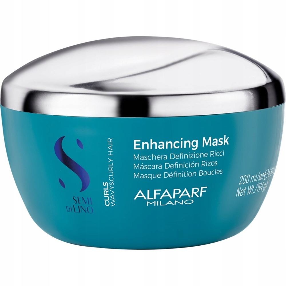 Alfaparf Semi Di Lino Curls posilující maska pro kudrnaté vlasy 200 Ml