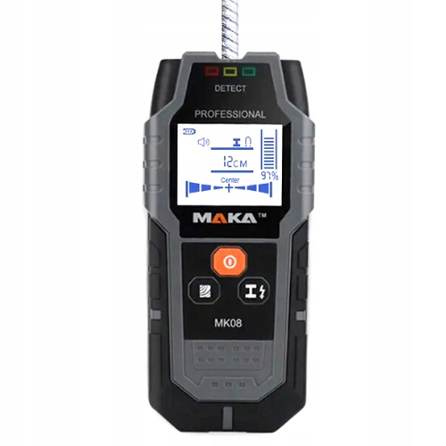 Wykrywacz detektor przewodów kabli metalu drewna w ścianie MK-08 MAKA Marka MK