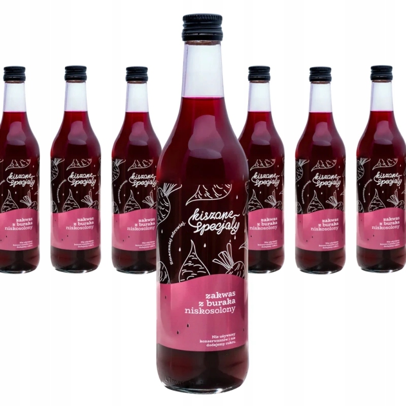 Zakwas z buraka niskosolony 500ml 9+1 Kiszone Specjały