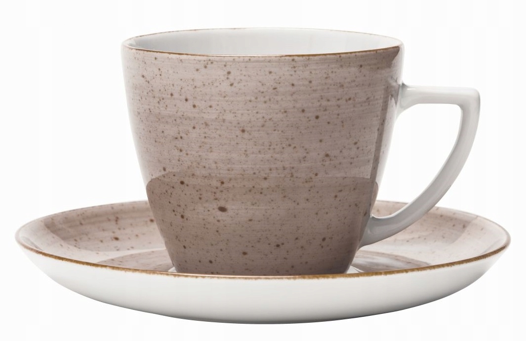 LUBIANA BOSS BEŻOWY FILIŻANKA 350 ML + SPODEK